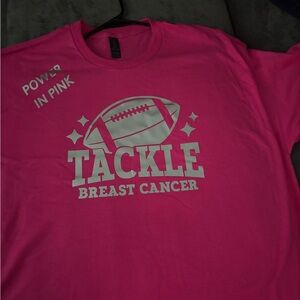 Power in Pink Kids Tackle Cancer Tee
